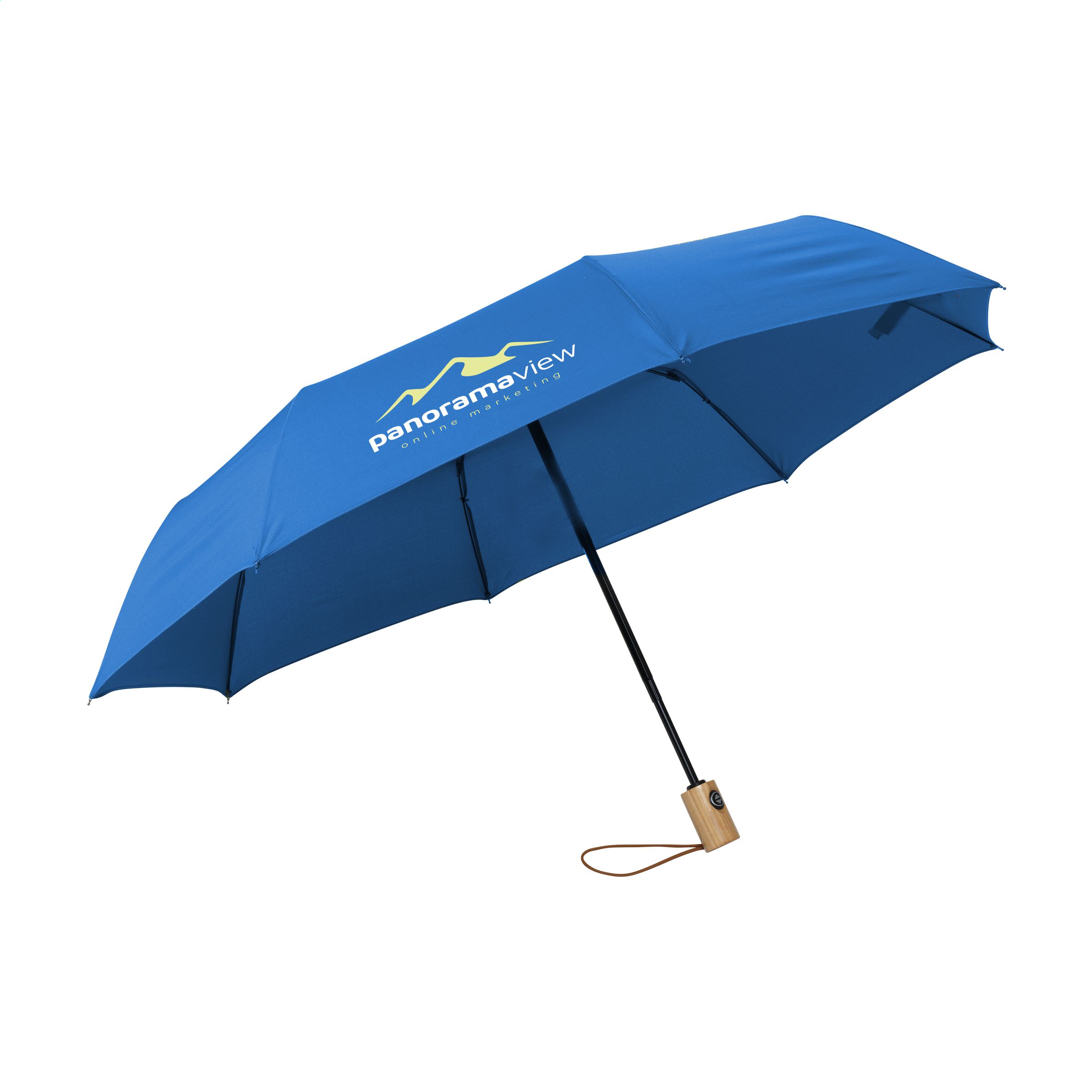 Un paraguas plegable que cuenta con un sistema de apertura y cierre automático - Aldwark - Cercs