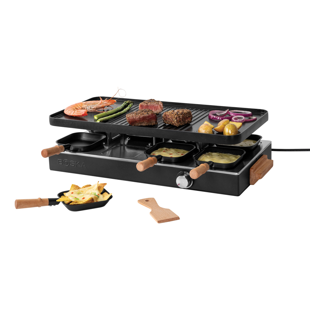 BOSKA Raclette Gourmet Party, 8 personas (Tipo EU F)