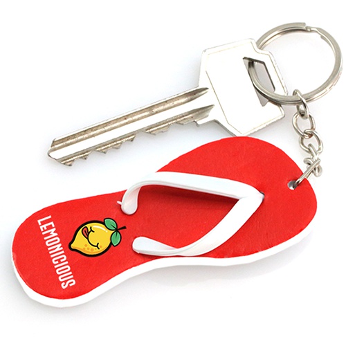 Llavero de Flip-Flop de Diseño Bicolor - Sant Quirze Safaja