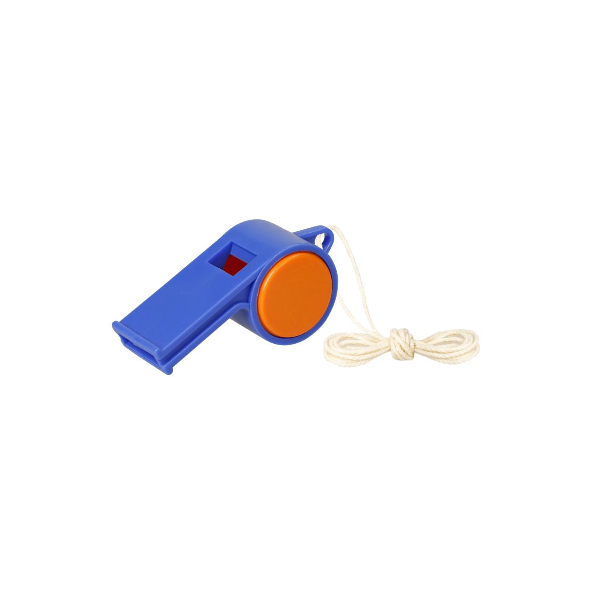 Silbato de plástico de emergencia para árbitro con cordón - Dos Hermanas