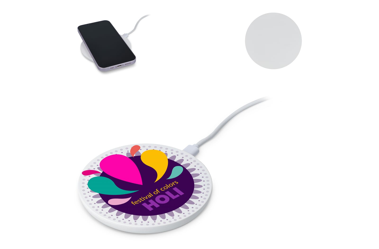 Cargador Rápido Inalámbrico Eco LED 15W - Polán