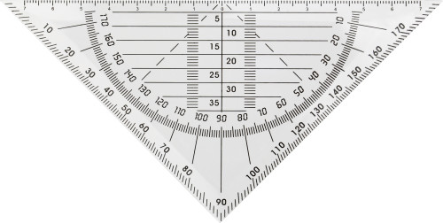 Escuadra de Plástico de 45 Grados - Villacarrillo