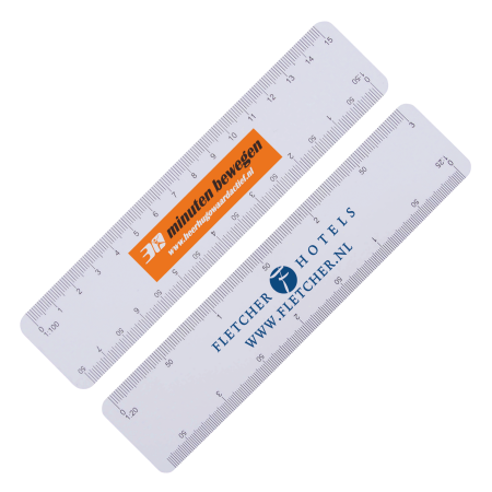 Regla de correo plástica de 4 escalas 150mm - Olivares
