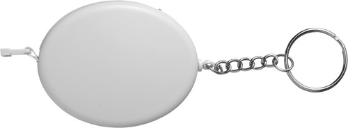 Portallaves de ABS con cinta métrica y anillo de metal - Santo Domingo de la Calzada