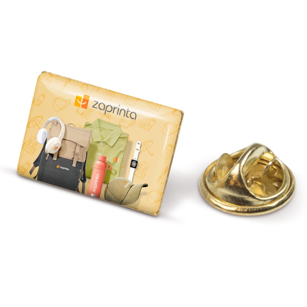 Pasador Doming Rectangular con Cierre de Mariposa - Sentmenat