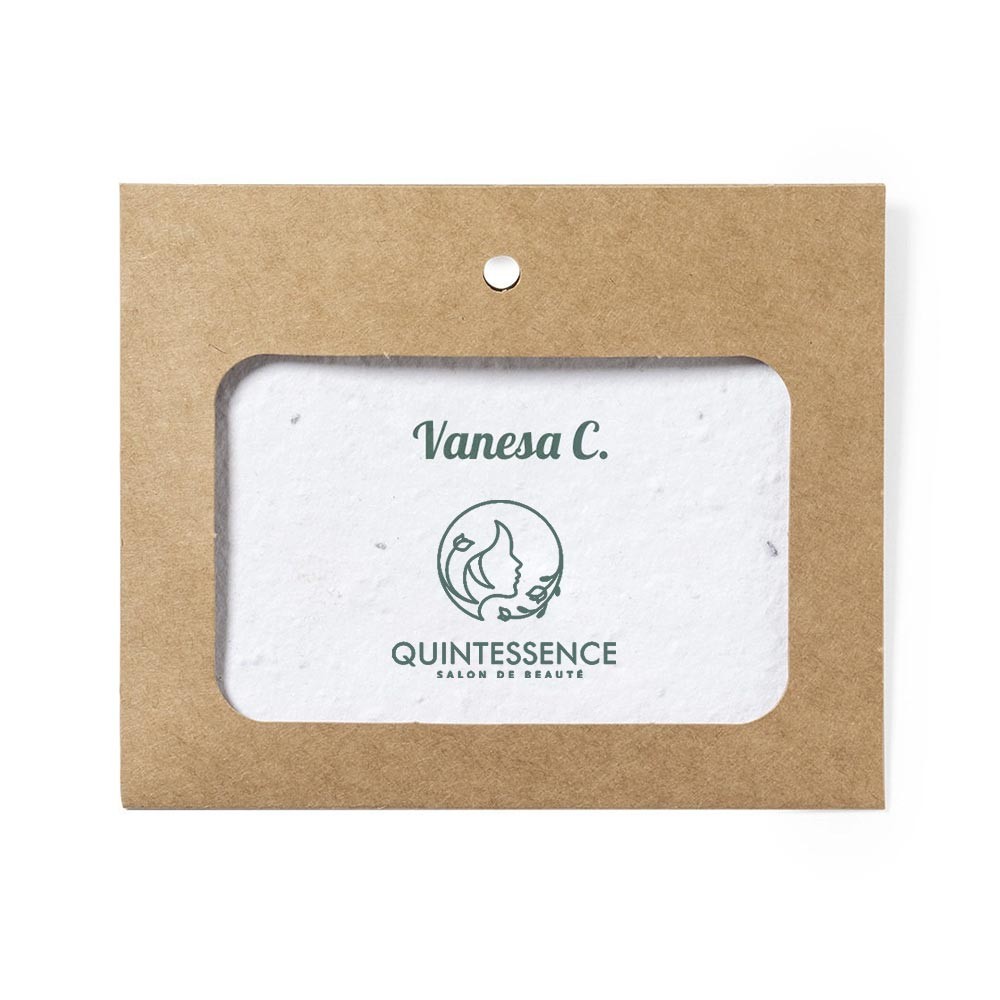 Identificador de Semillas de Flores de Cartón Reciclado - Morata de Jiloca