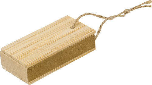 Portada de bambú Kingston con notas adhesivas - Aston Abbotts - Ballobar