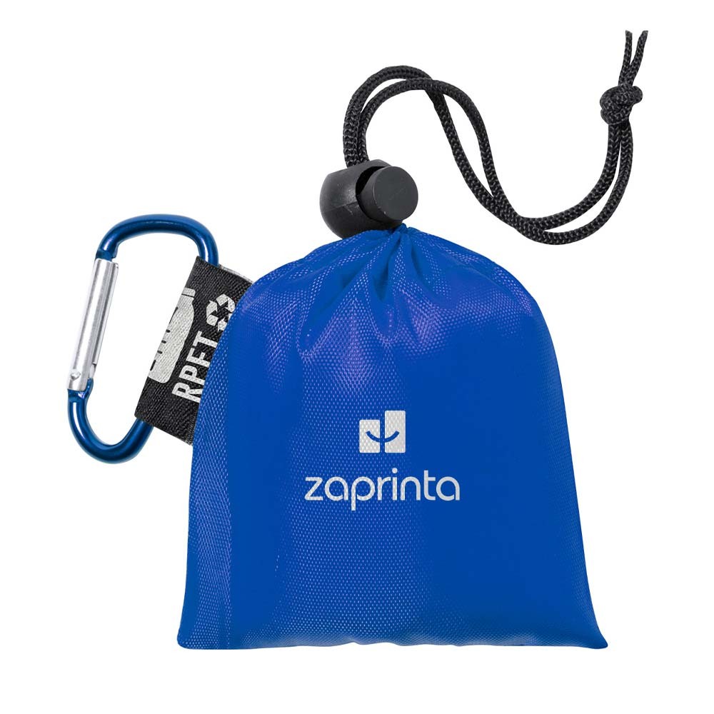 Poncho para adultos LDPE con bolsa de plástico reciclado - Capdesaso