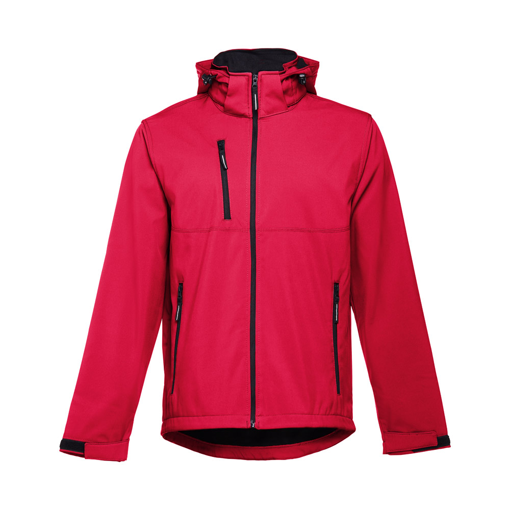 THC ZAGREB II. Chaqueta softshell para hombre de poliéster y elastano