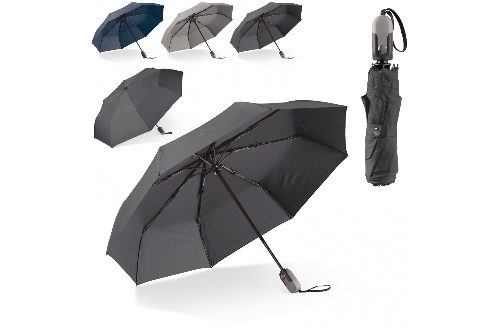 Lujoso paraguas plegable para negocios con mecanismo de apertura-cierre automático - La Puebla de los Infantes