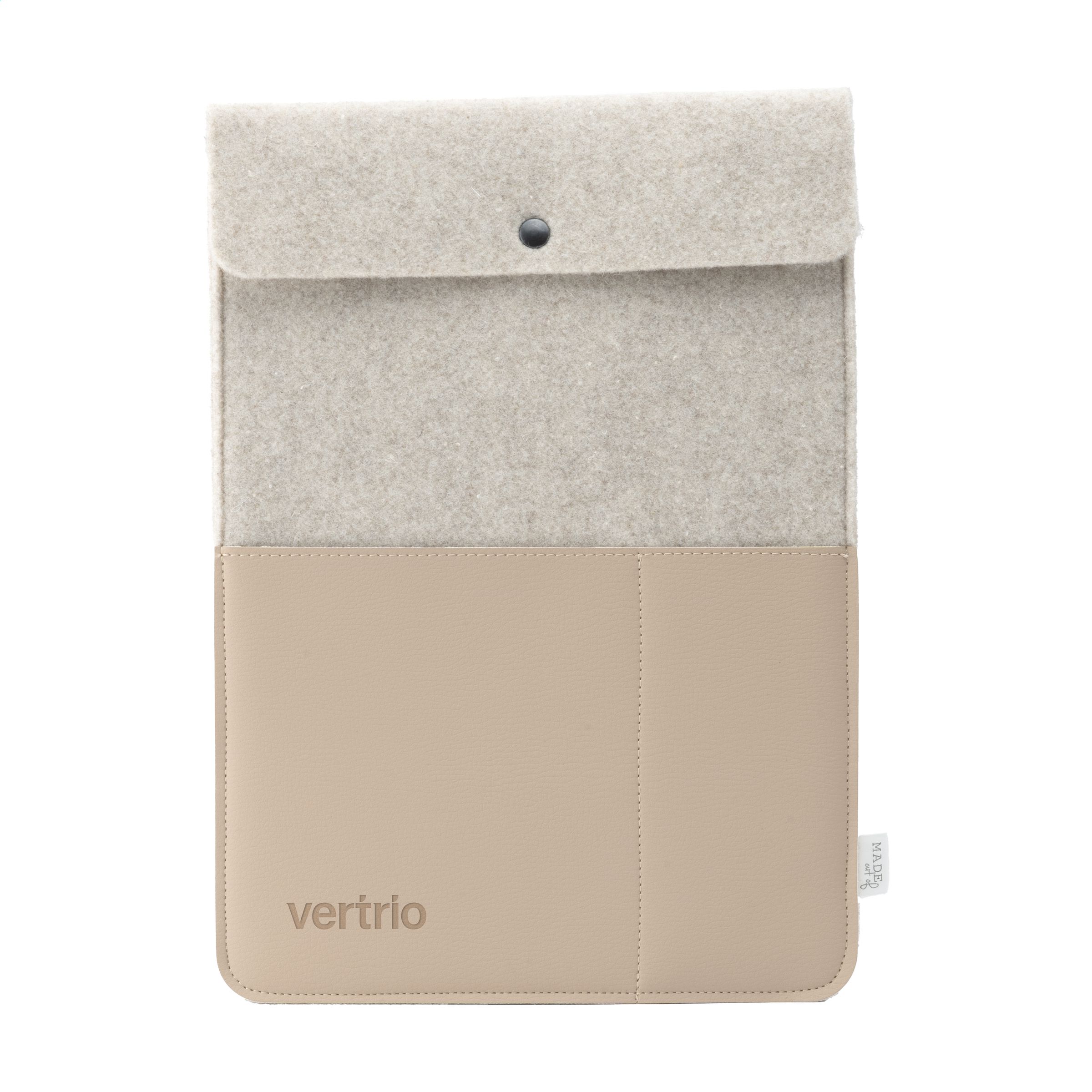 Funda para Portátil de Fieltro Reciclado y Cuero de Manzana 16'' - Campins