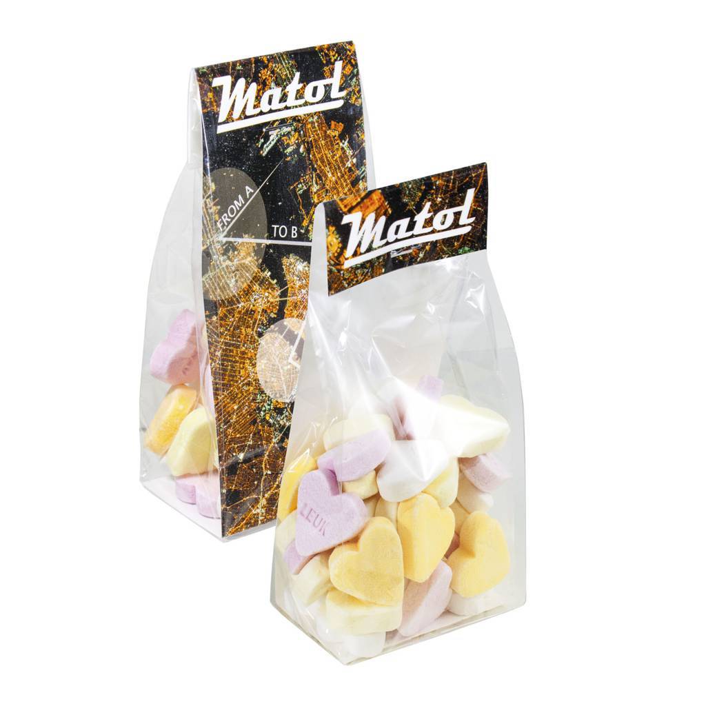 Bolsa con Tarjeta de Encabezado Llena de Dulces - Aznalcóllar