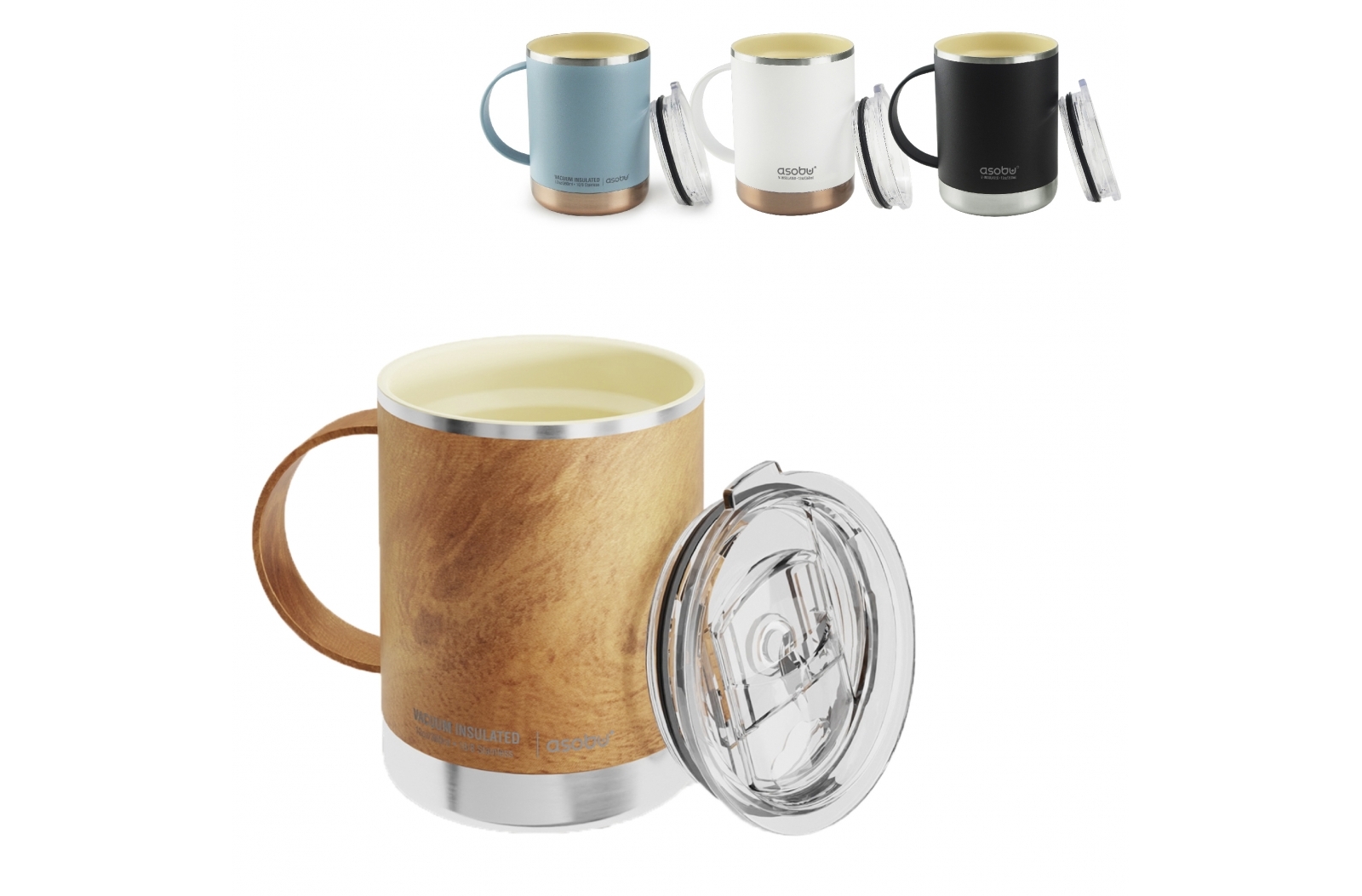 Taza de Café de Cerámica Asobu 360ml - Cheddar - Corporales