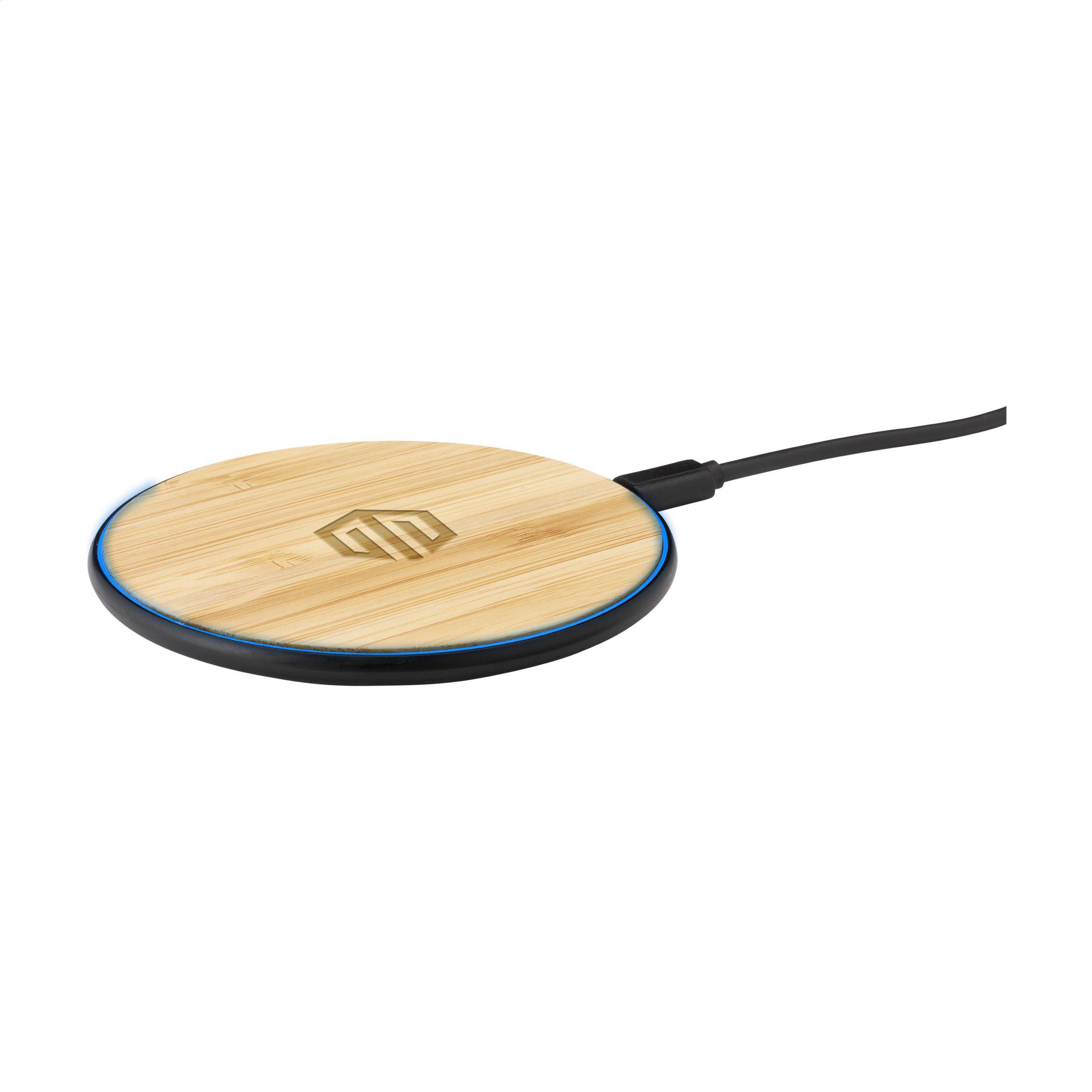 Cargador rápido inalámbrico BambooCircle 10W