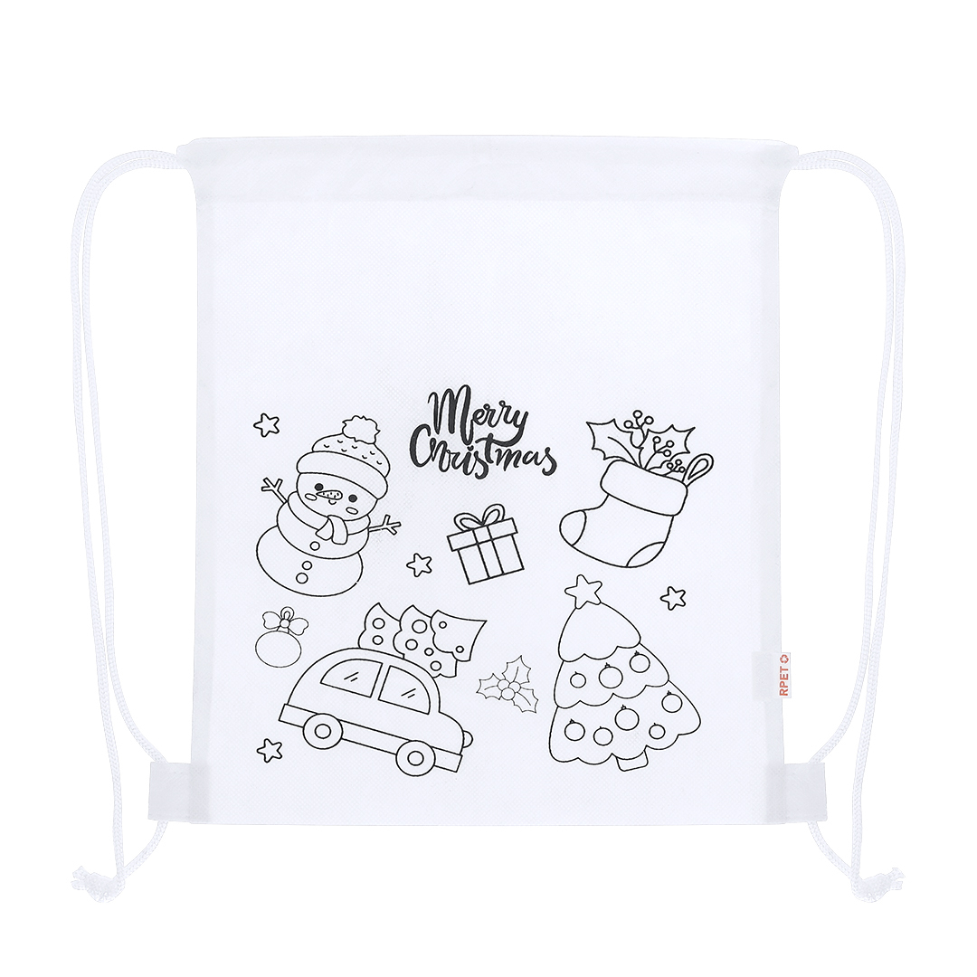 Mochila Navideña para Colorear - Cedeira