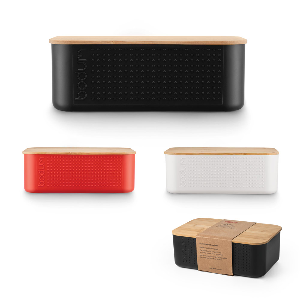 Caja para pan hecha de bambú que recolecta migas de pan - Villanueva de la Fuente