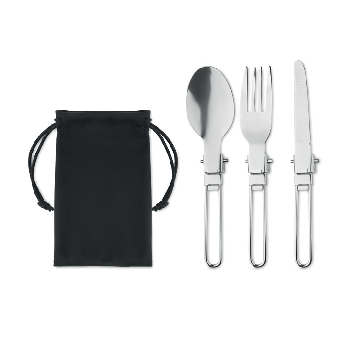 Set de Utensilios de Acero Inoxidable para Camping - El Campillo de la Jara