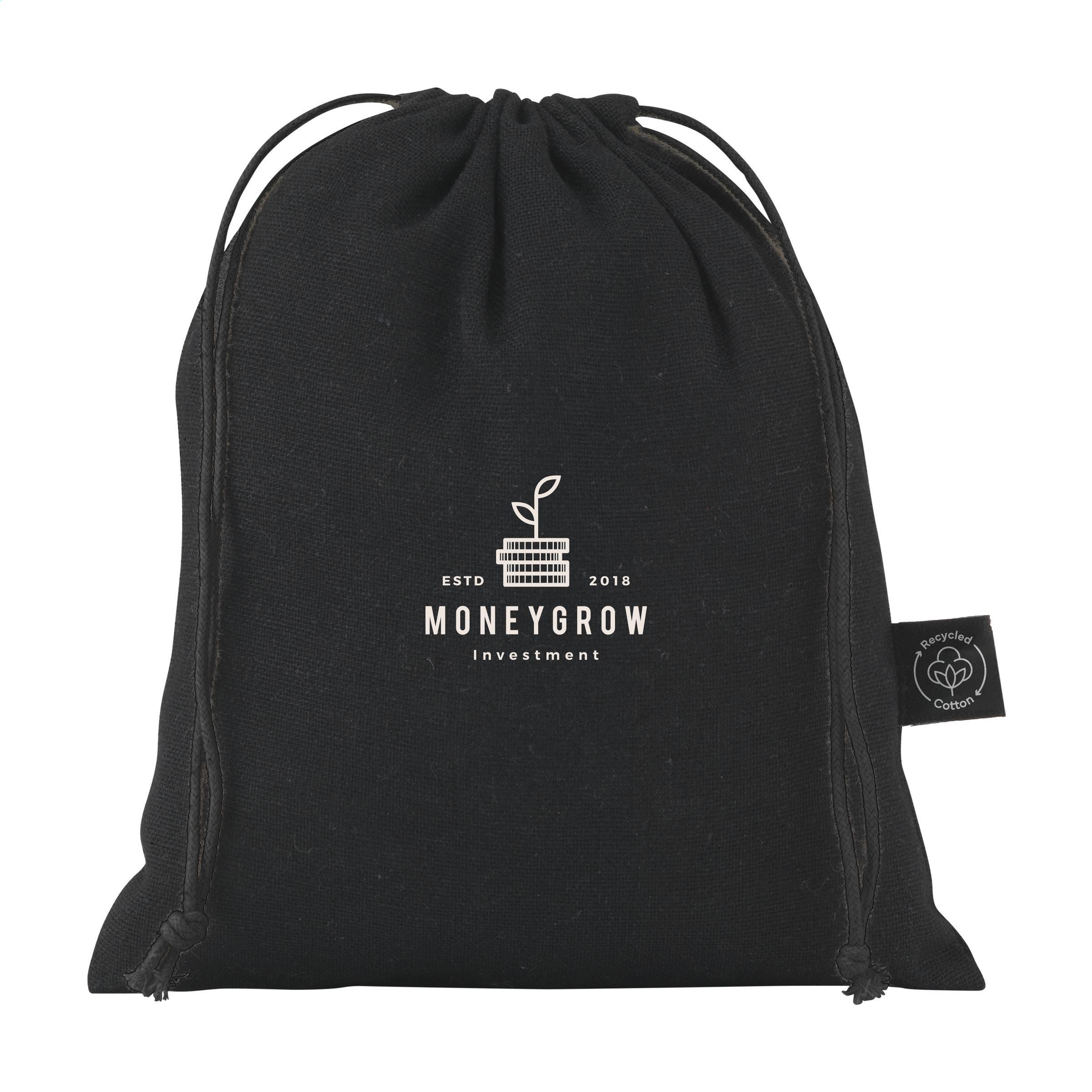 Bolsa de Regalo de Algodón Reciclado GRS - Sant Agustí de Lluçanès impreso con logotipo