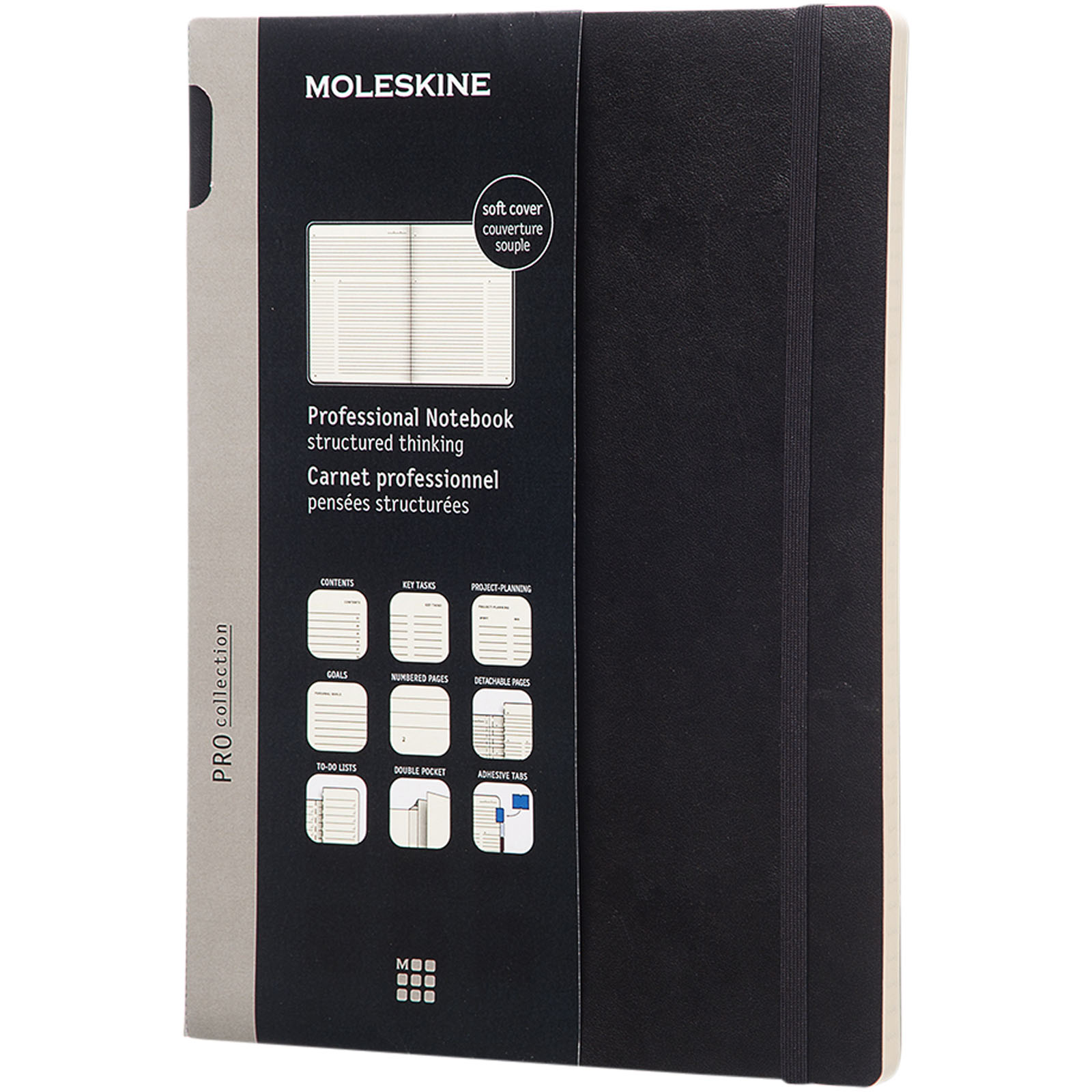 Moleskine Notebook Pro XL tapa blanda