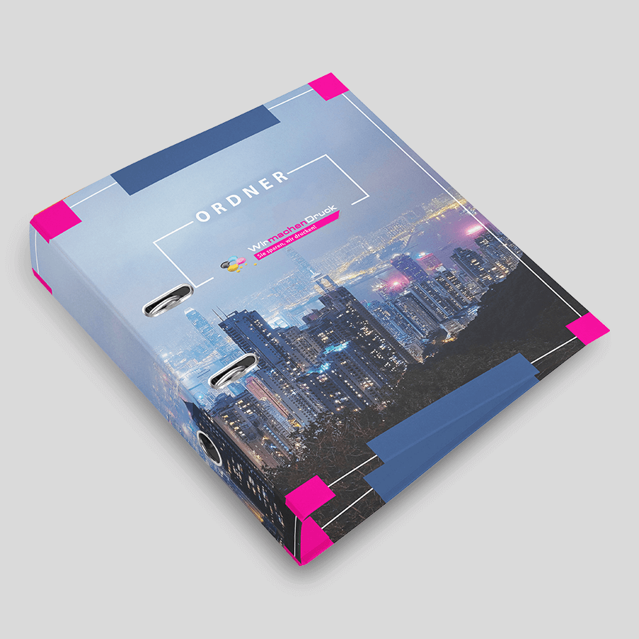 Archivador de Anillas Cuádruples - Bigastro impreso con logotipo