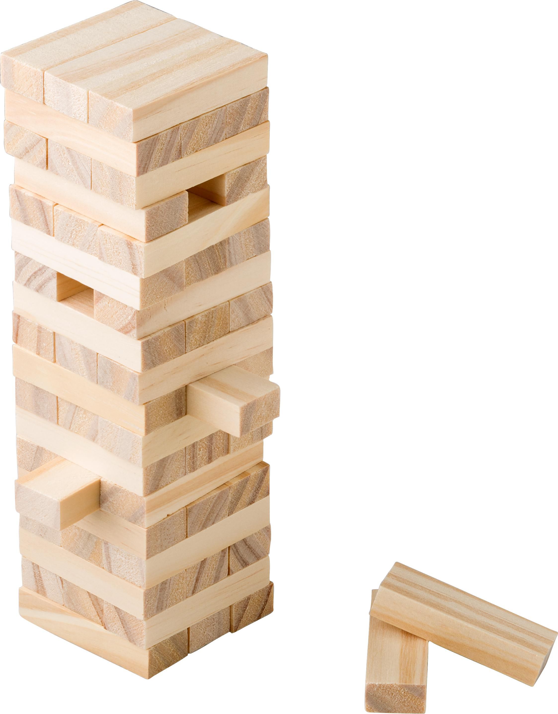 Juego de Habilidad en Torre de Madera FSC - Mengíbar impreso con logotipo