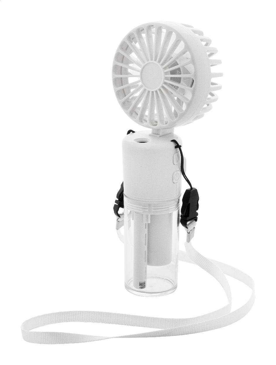 Ventilador nebulizador recargable Brisa - Valencina de la Concepción impreso con logotipo