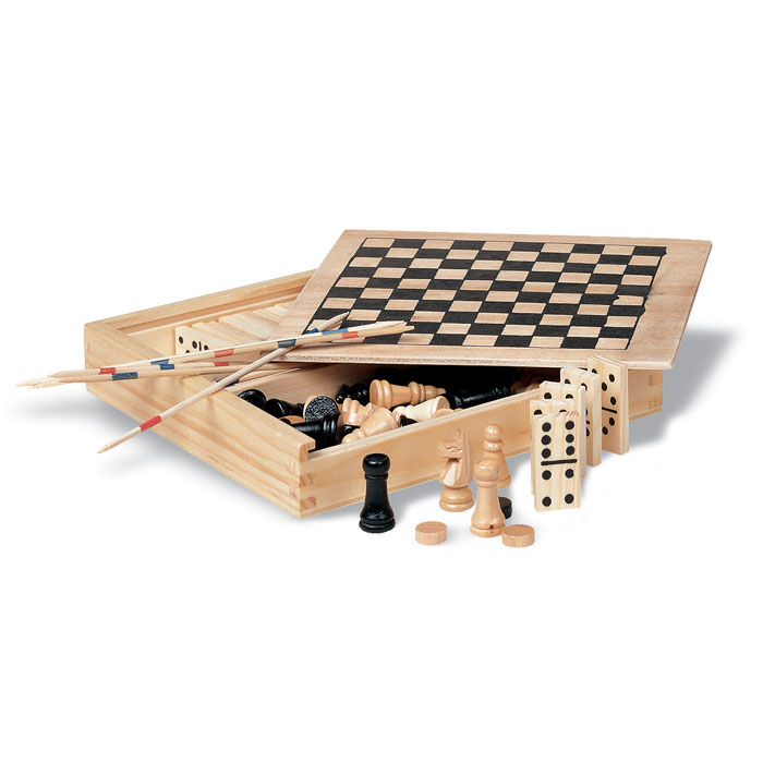 Set de Juegos de Madera 4 en 1 - Castillazuelo