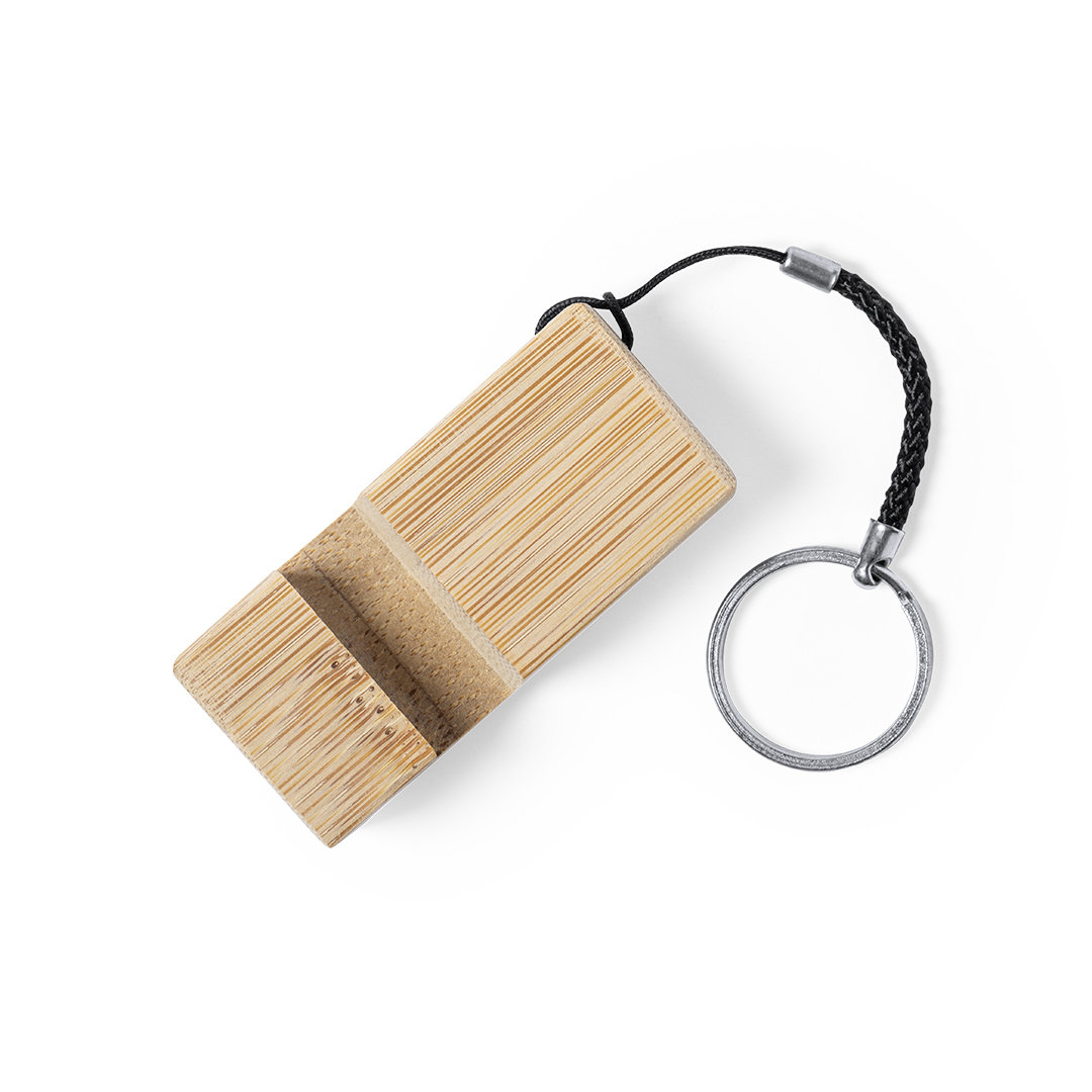Llavero de bambú y soporte para smartphone - East Heslerton - Viladecans