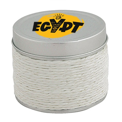 Vela Metálica Aromática Cubierta de Hilo - Marinaleda