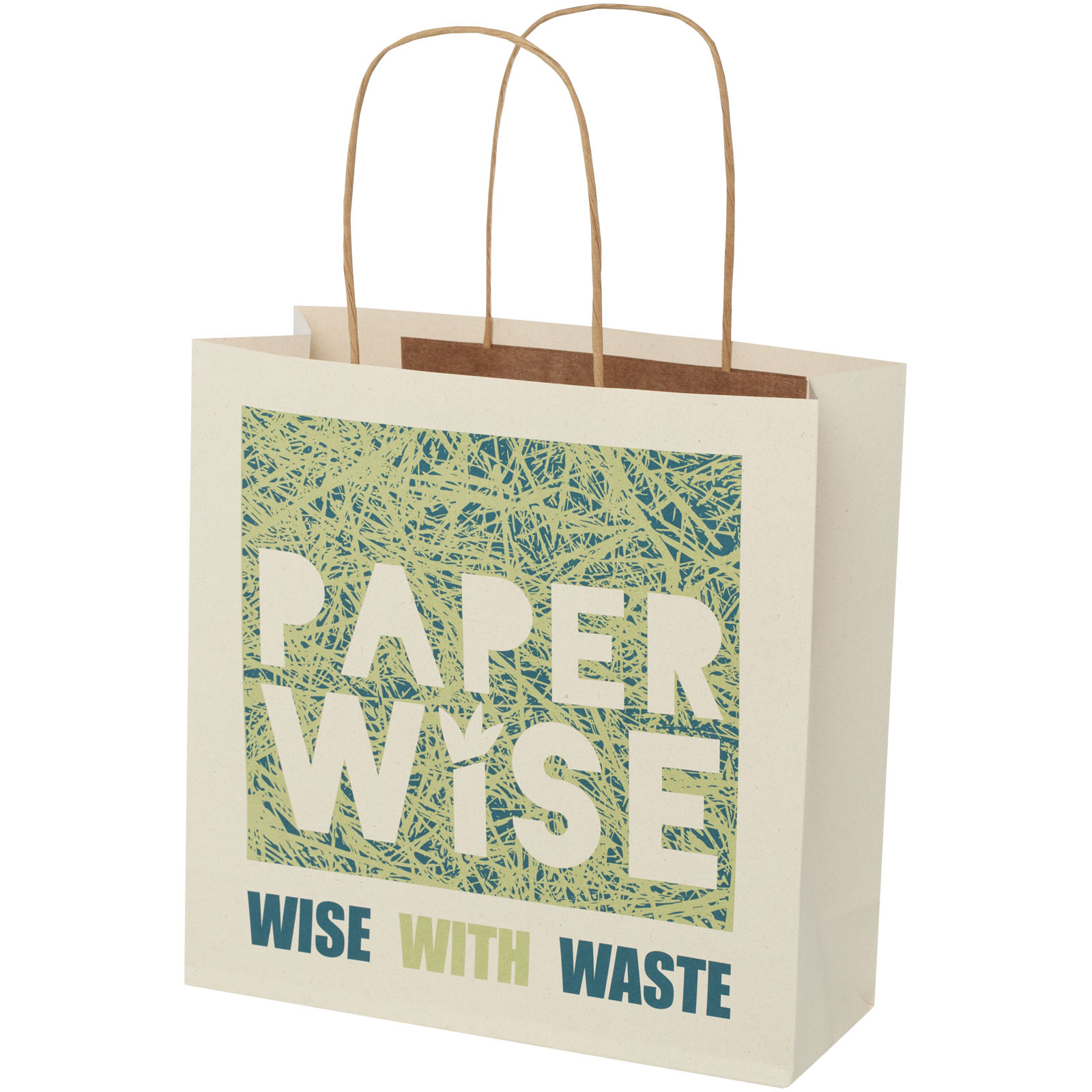 Bolsa de papel ecológica VerdeAgro - Ricla impreso con logotipo