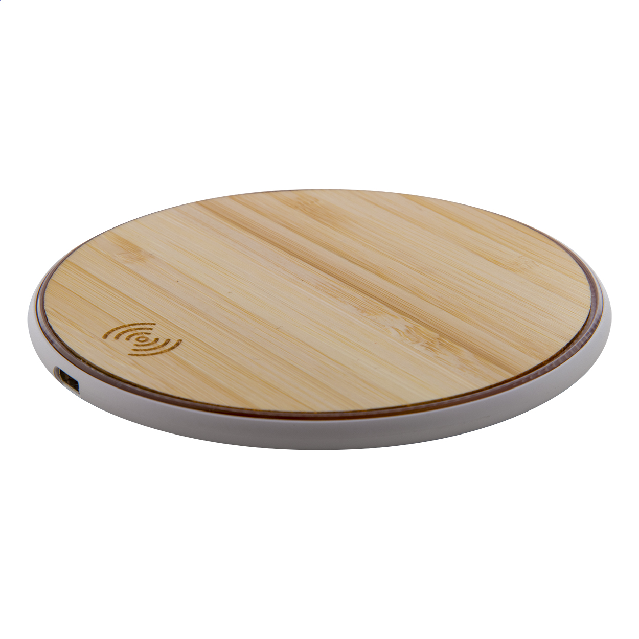 Cargador Inalámbrico BambuCharge - Novillas impreso con logotipo