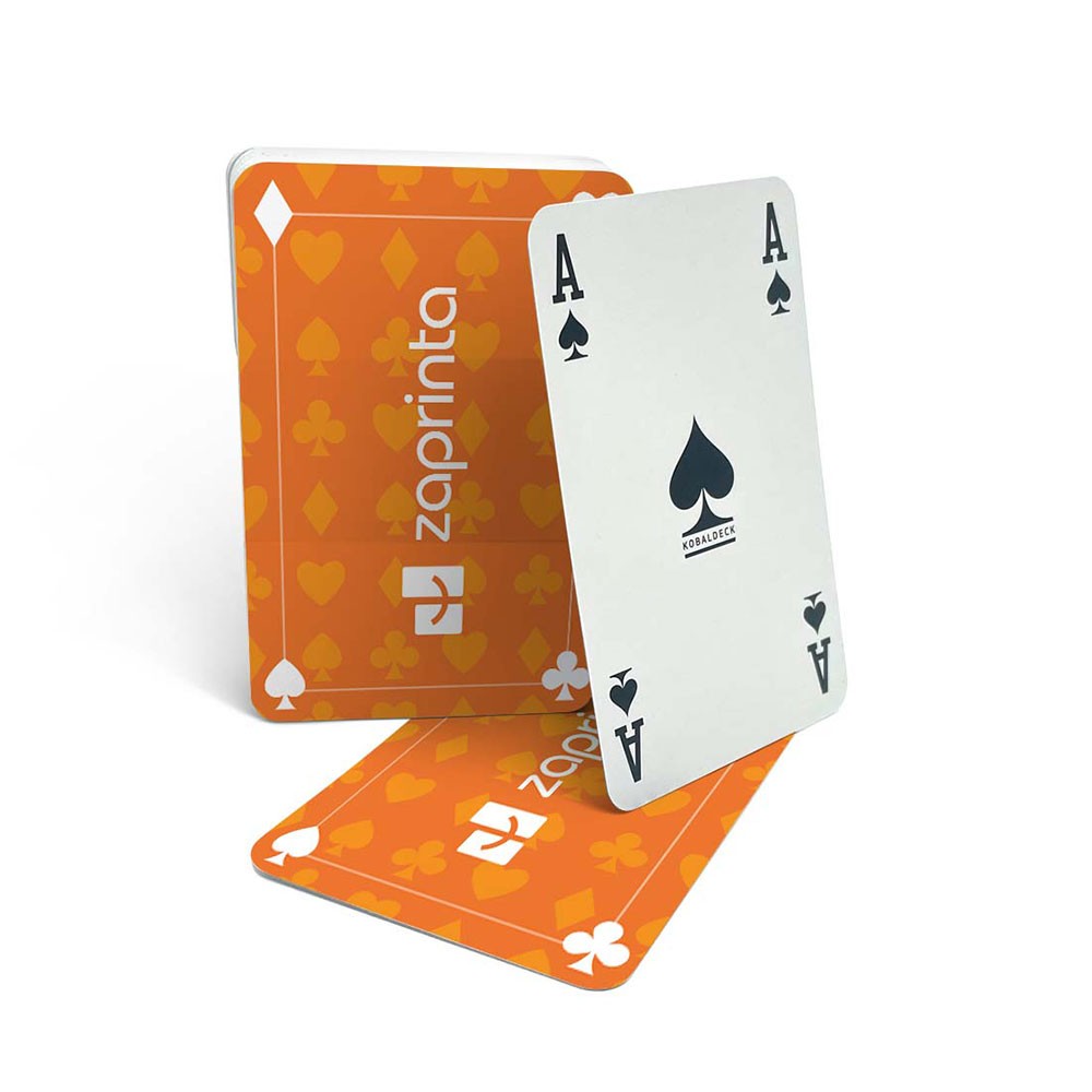 Baraja de cartas personalizada en estuche de cartón - JCA01