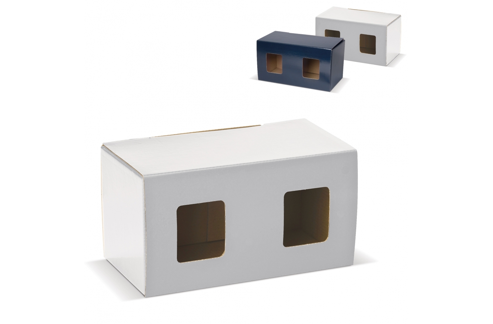 Caja para 2 tazas con ventana - Fingest - Fuente de Piedra