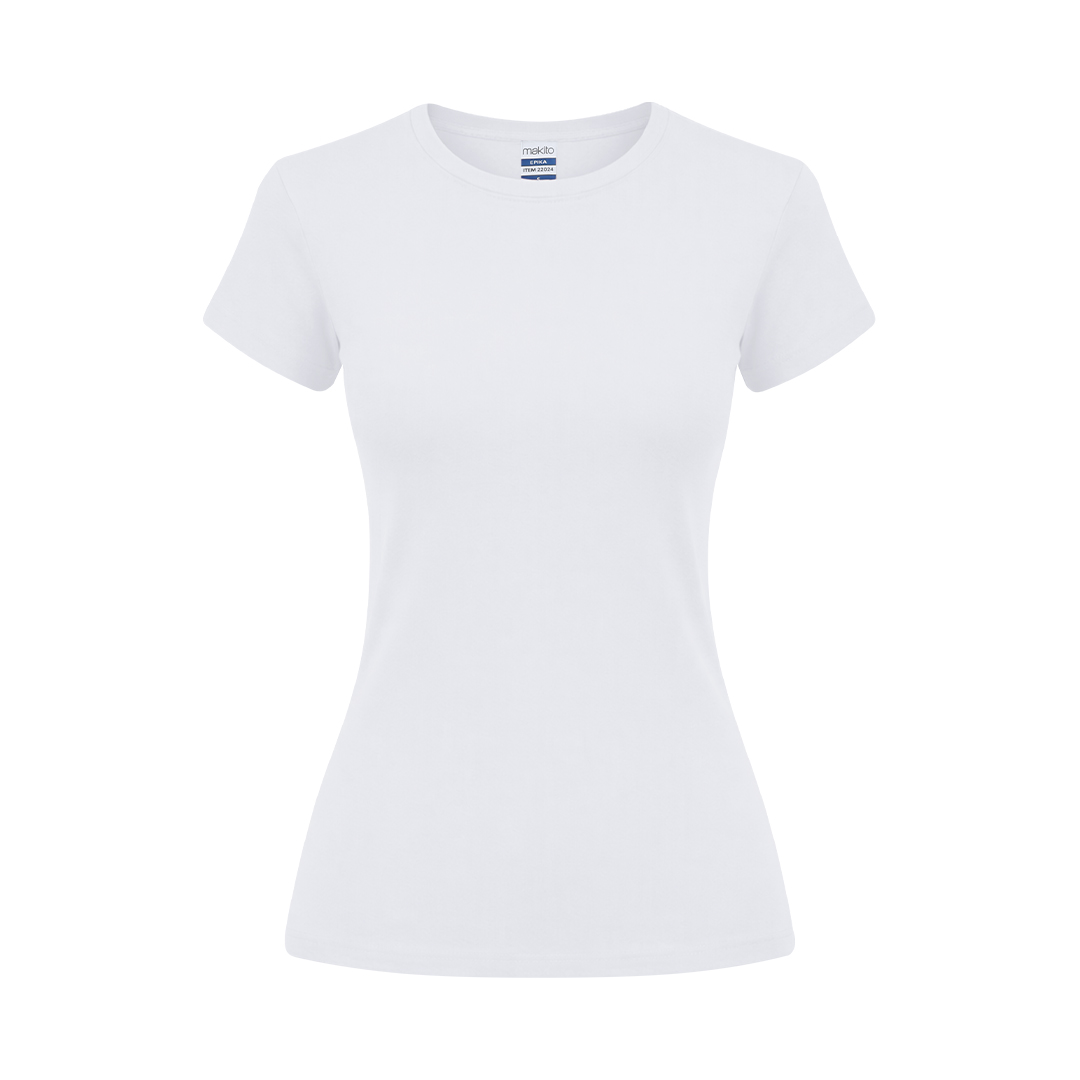 Camiseta Blanca Mujer Elegancia - Igualeja
