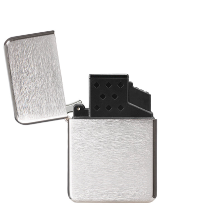 Encendedor Exclusivo Jetflame de Cromo Cepillado Ancho - Zamora