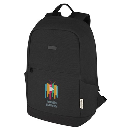 Mochila antirrobo de lona reciclada GRS para laptop de 15.6" - El Brull
