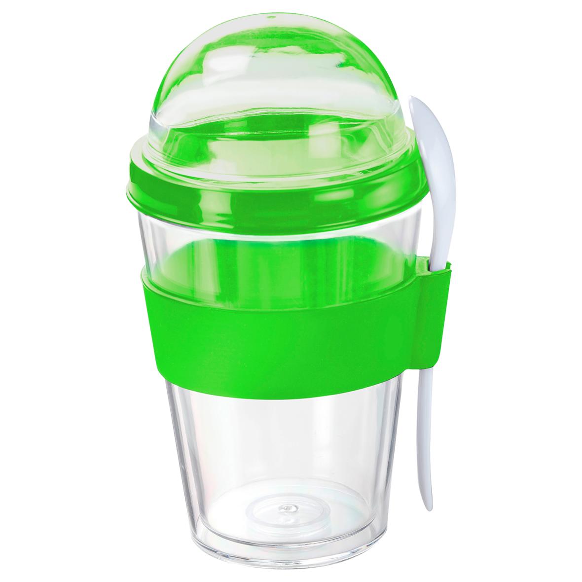 Vaso portátil para desayuno con cuchara - Vall d'Ebo