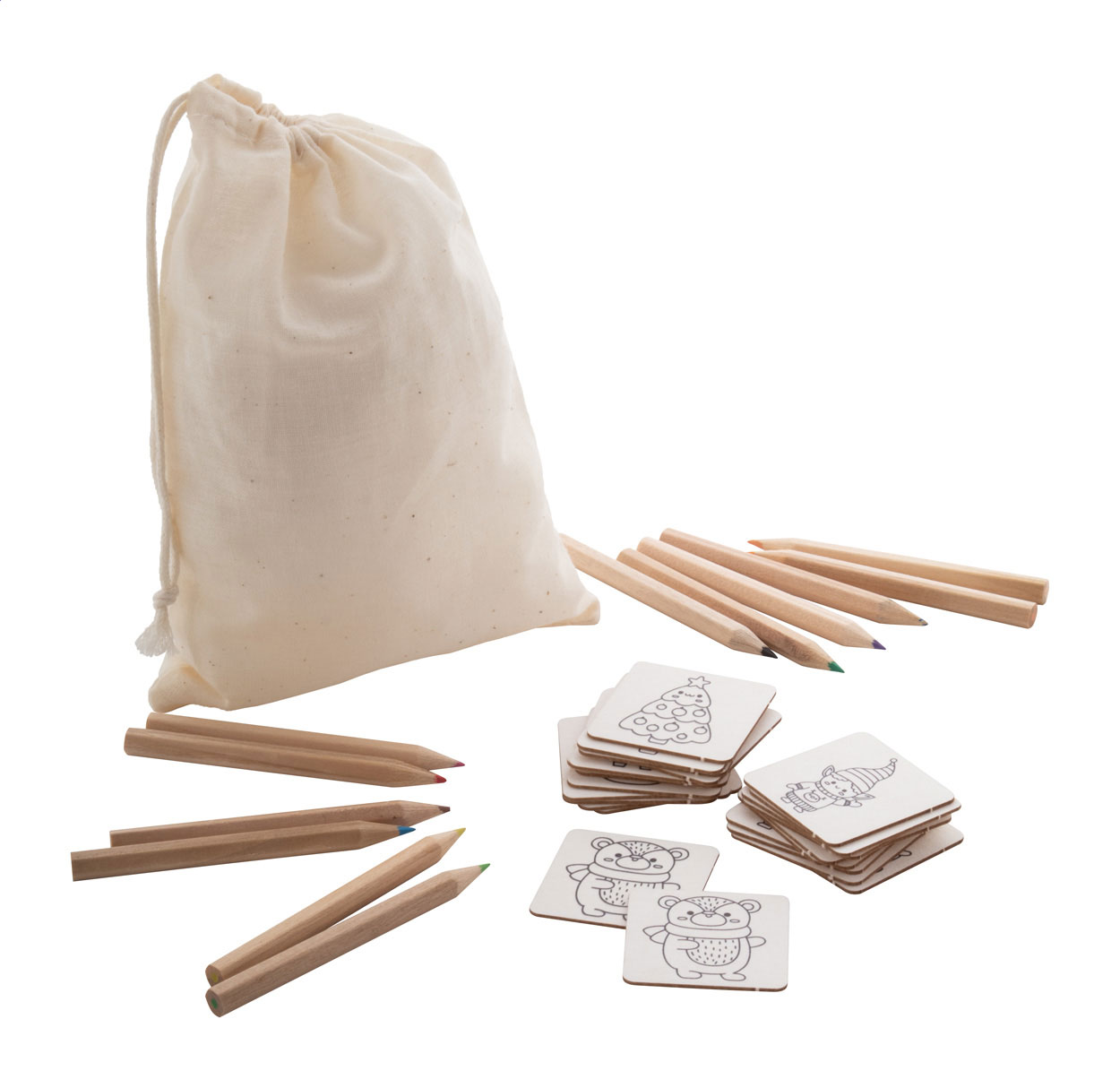 Juego de memoria navideña para colorear Colores de Navidad - Palomares del Río