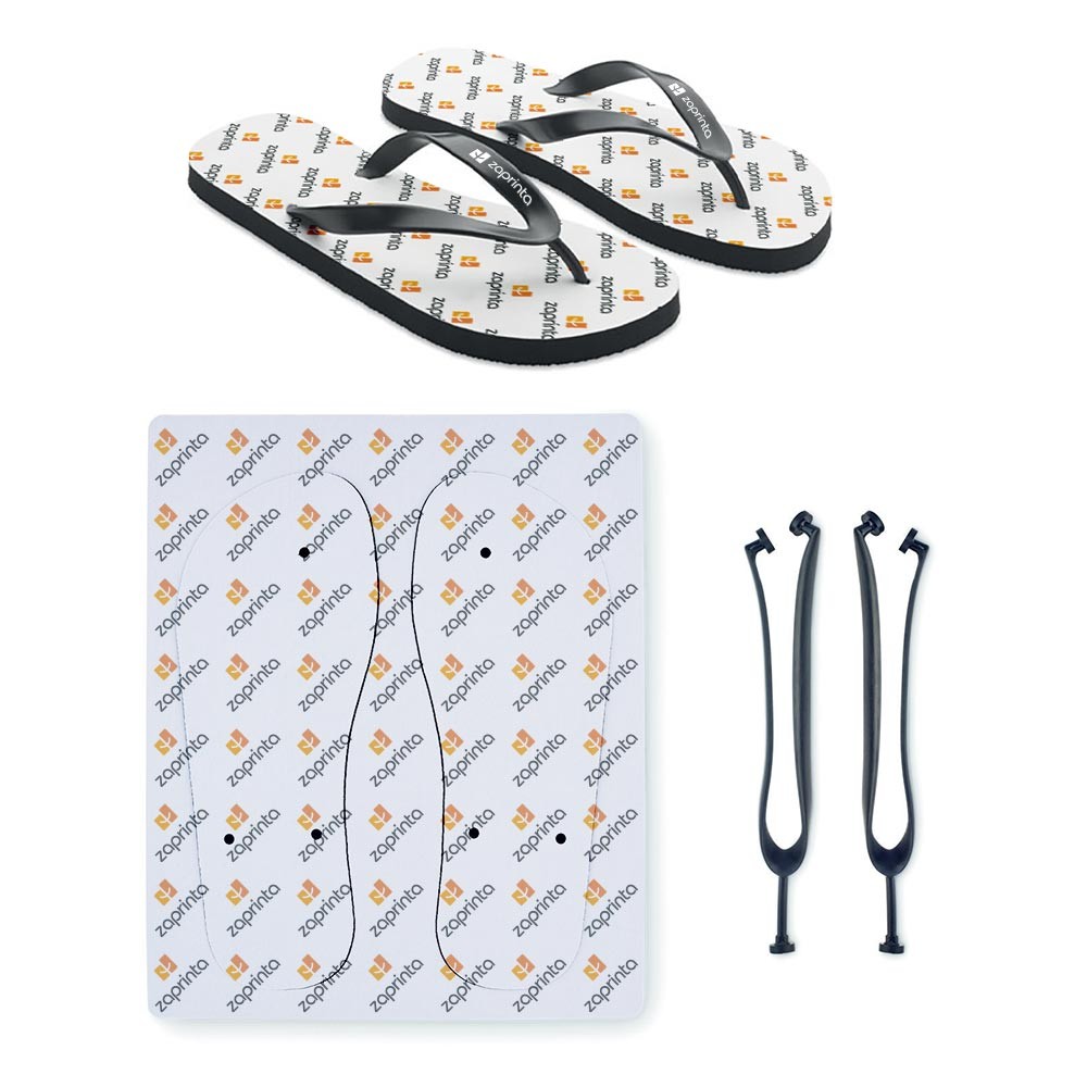 Chanclas de playa de sublimación con correas de PVC - Alcolea de Calatrava