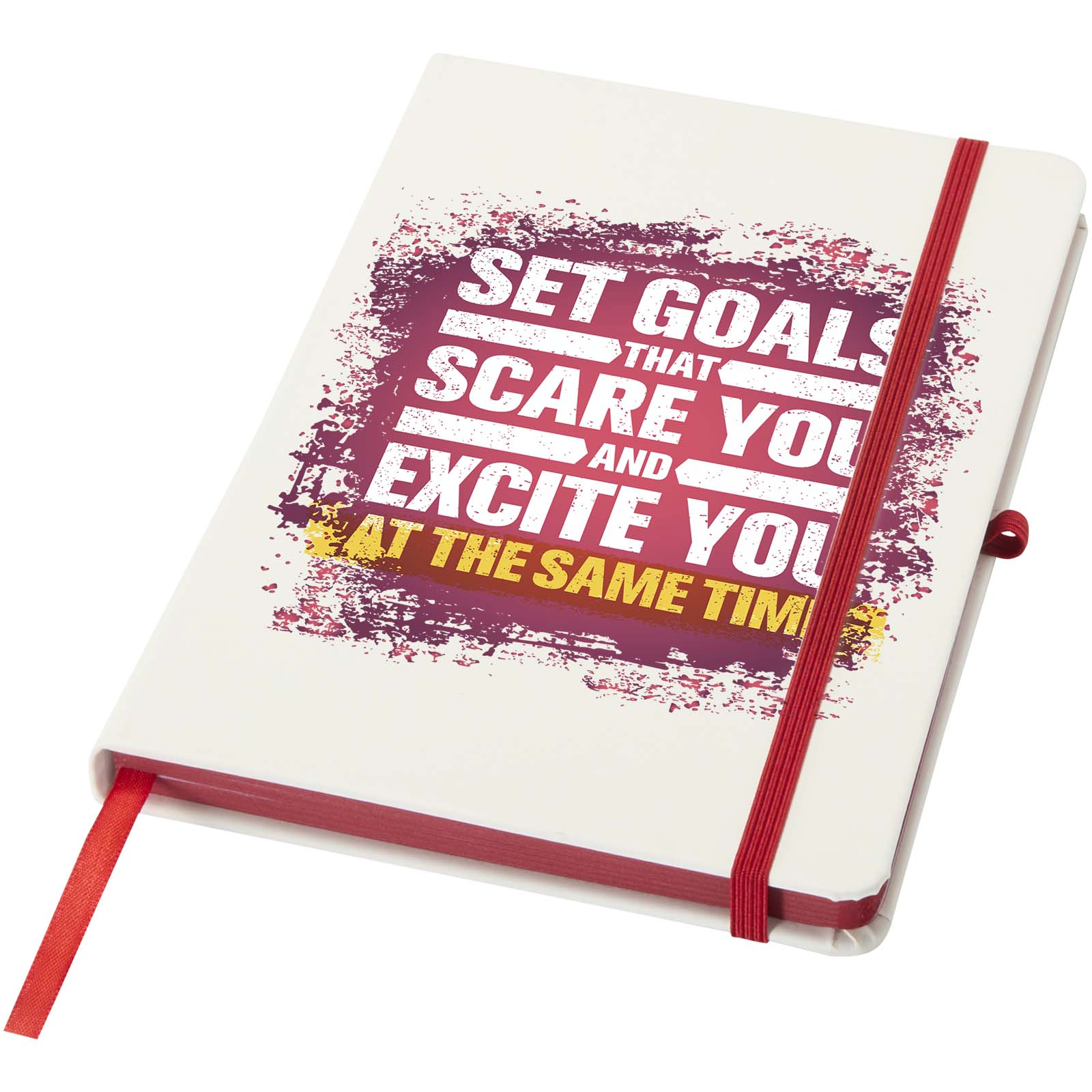 Cuaderno A5 Spectrum con tapa dura y bordes de colores