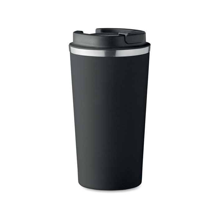 Vaso de Acero Inoxidable de Doble Pared con Tapa de PP 510ml - Pomer