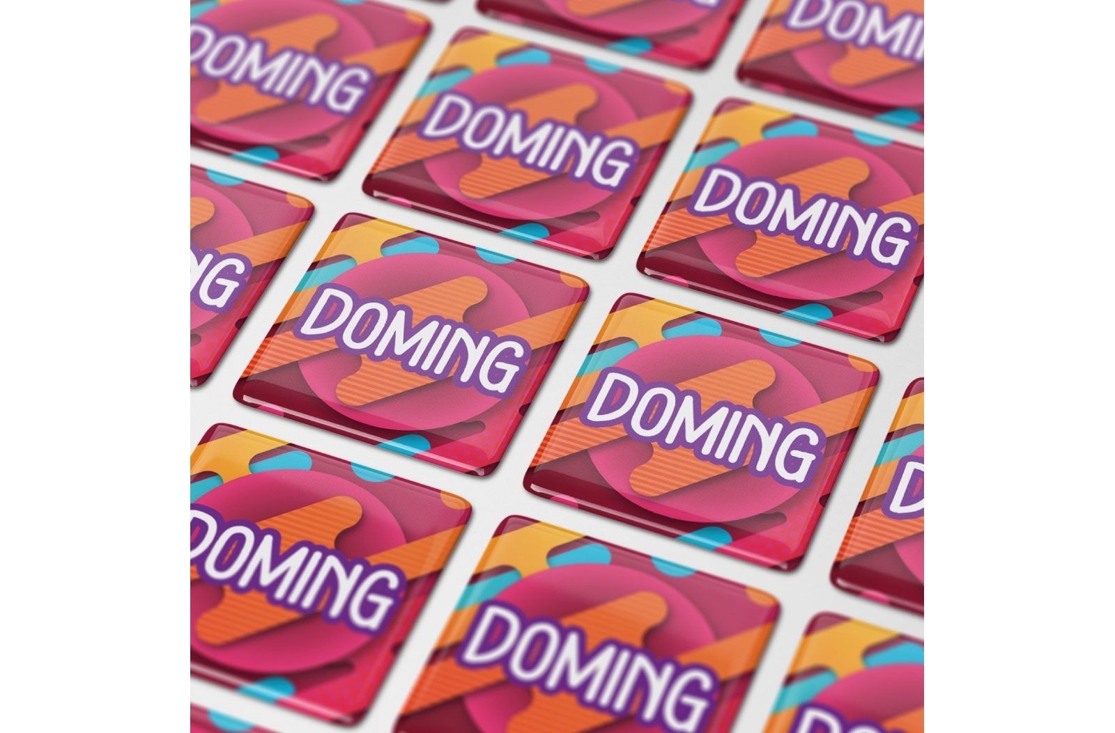 Cuadrado abombado 50x50 mm