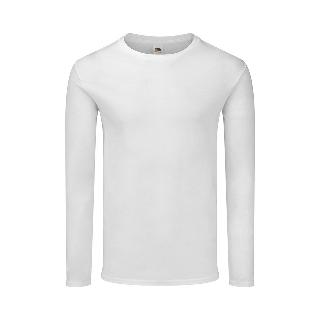 Camiseta blanca de manga larga para adultos Iconic de Fruit Of The Loom - Goxhill - Sant Martí de Tous