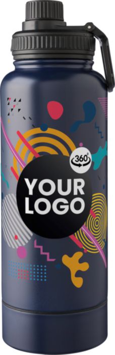 Botella de Bebida de Acero Inoxidable Doble Pared 1000 ml - Carboneros