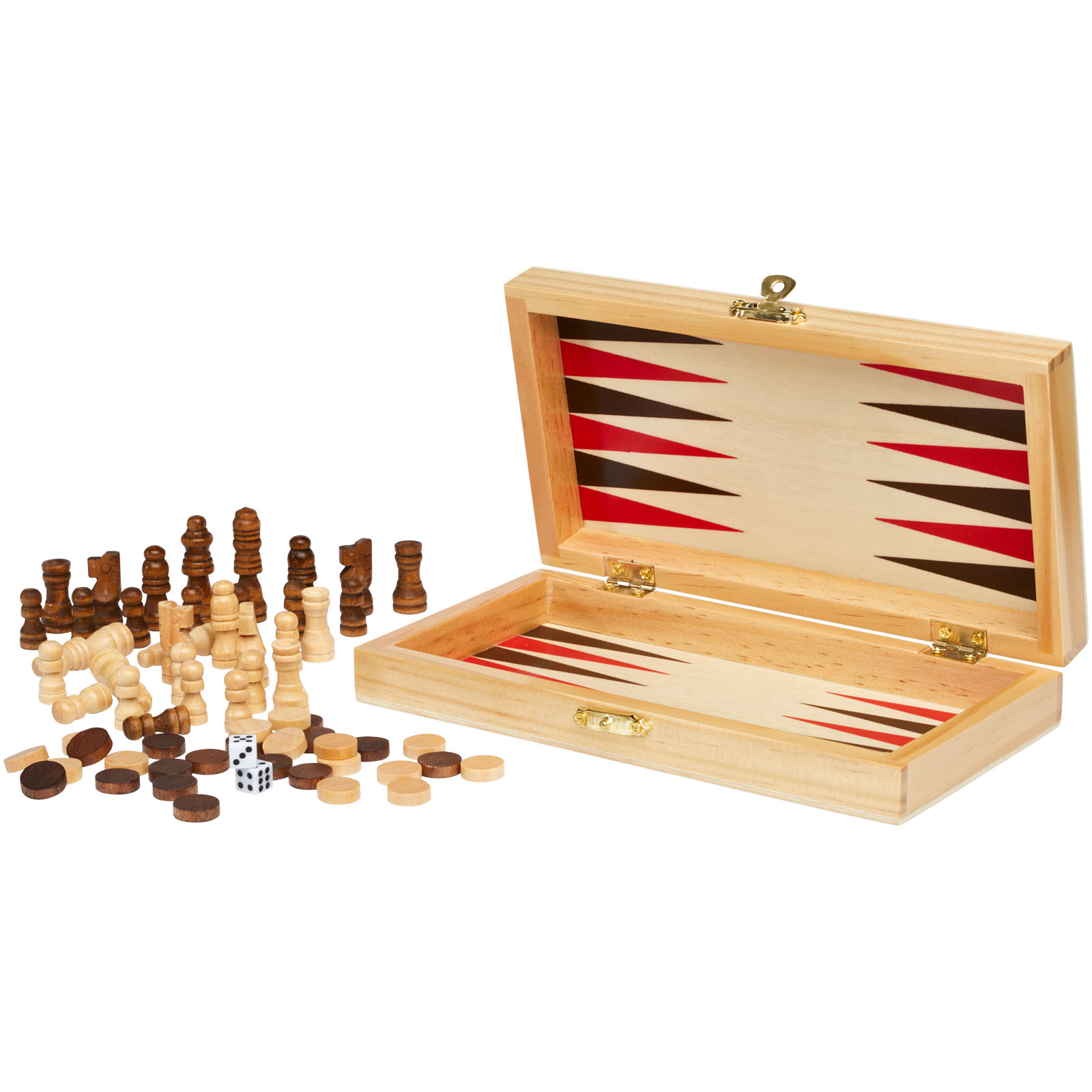 Conjunto de Juegos 3-en-1 de Madera Mugo - Washingley - Sariñena