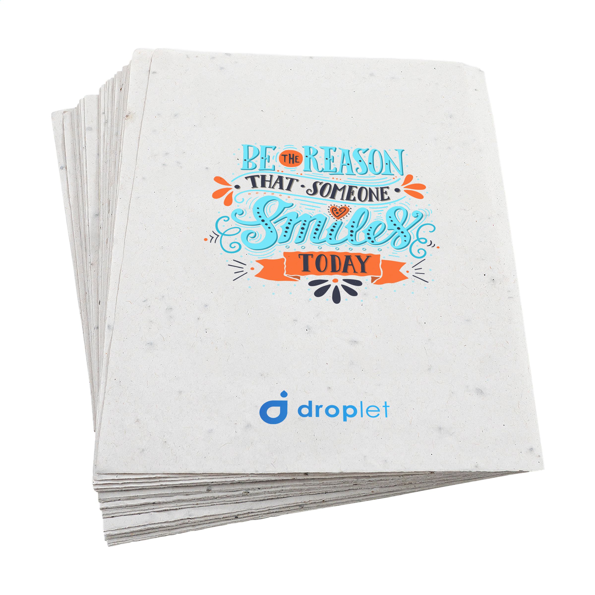 Folleto A5 papel de semillas 80 gr