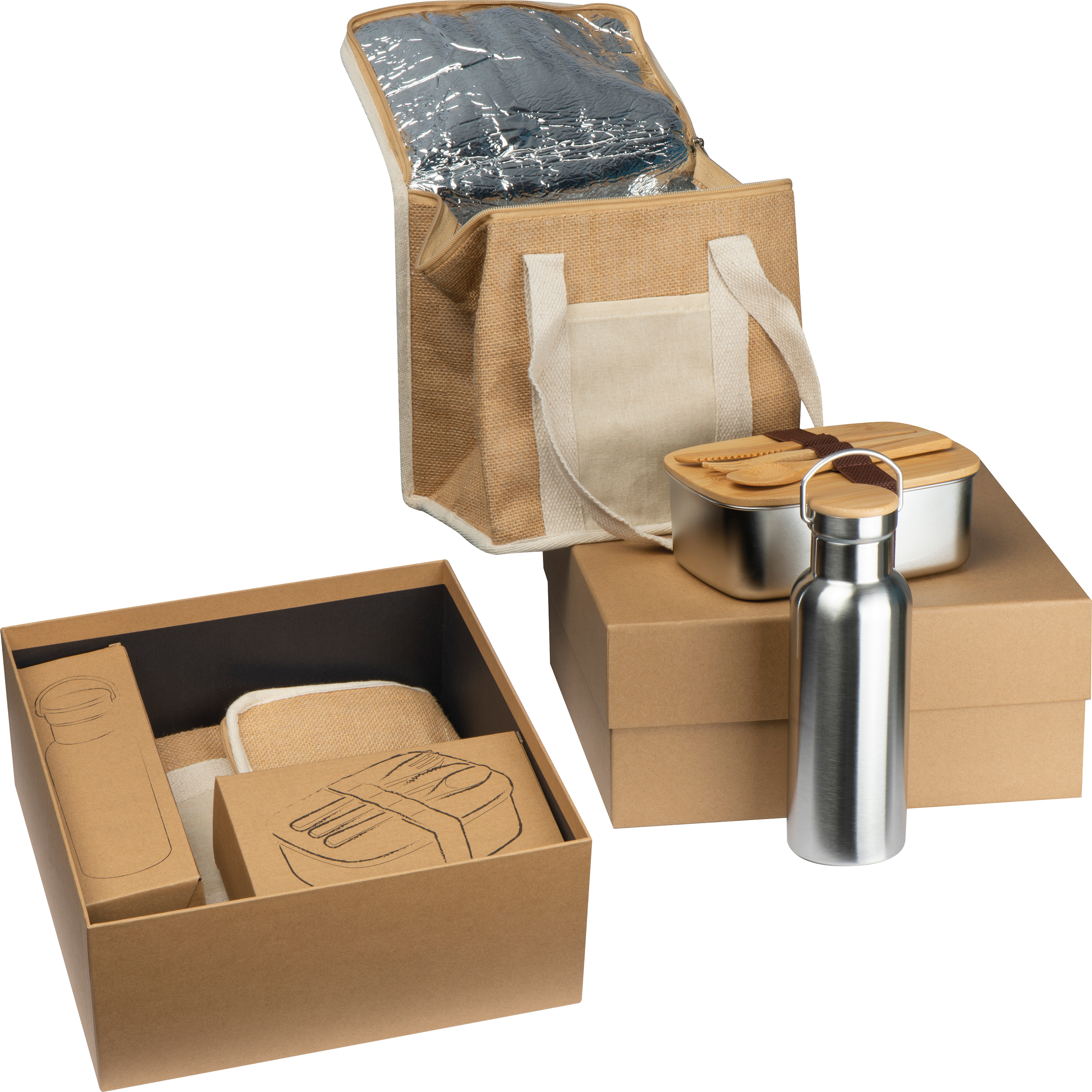 Set de Elementos Esenciales para el Almuerzo Eco-Amigables - South Ferriby - Tosos