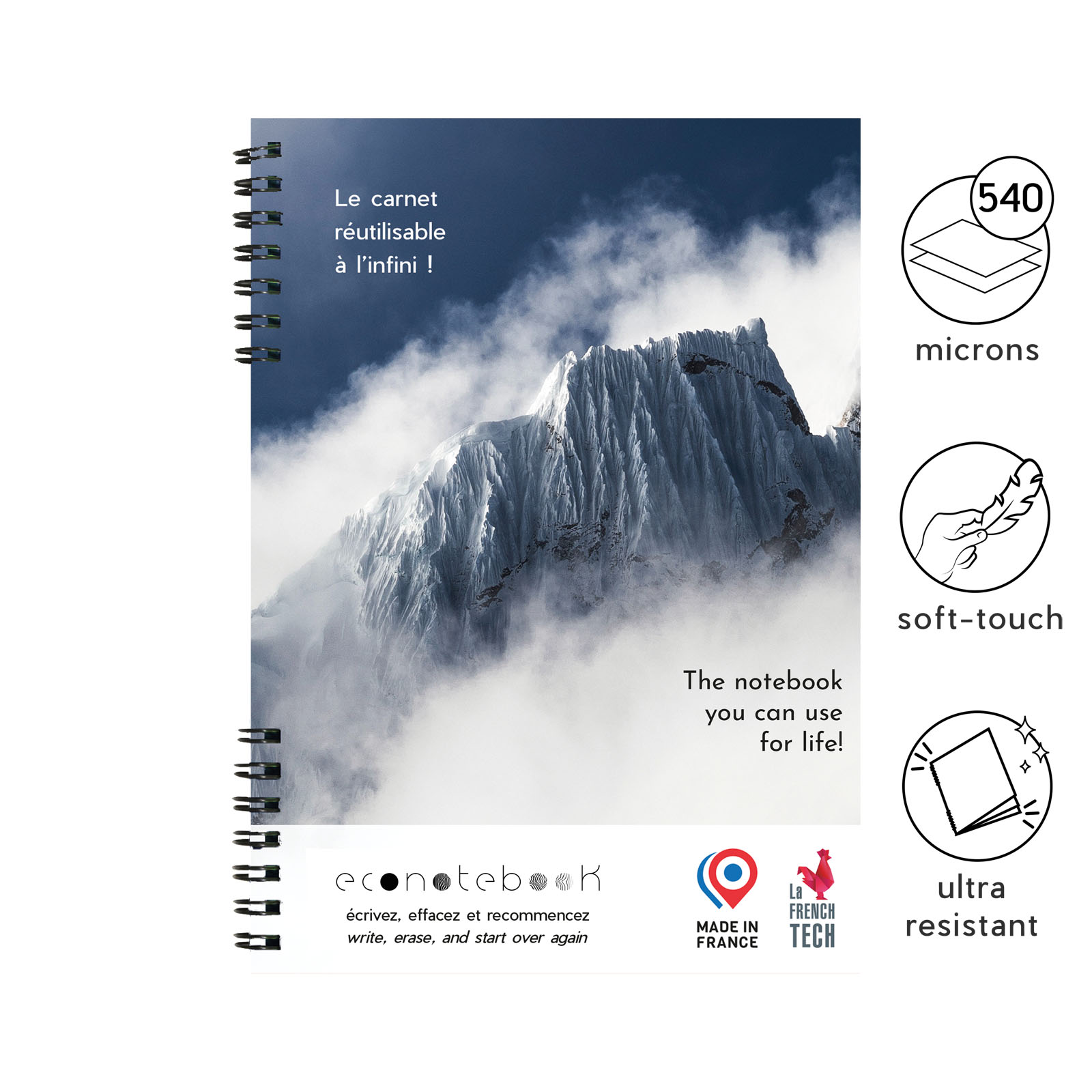 Cuaderno Ecológico A5 con Cubierta Premium - Cabana de Bergantiños
