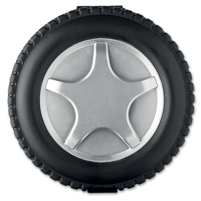 Juego de Herramientas de 25 Piezas en Caja con Forma de Neumático - Ochánduri