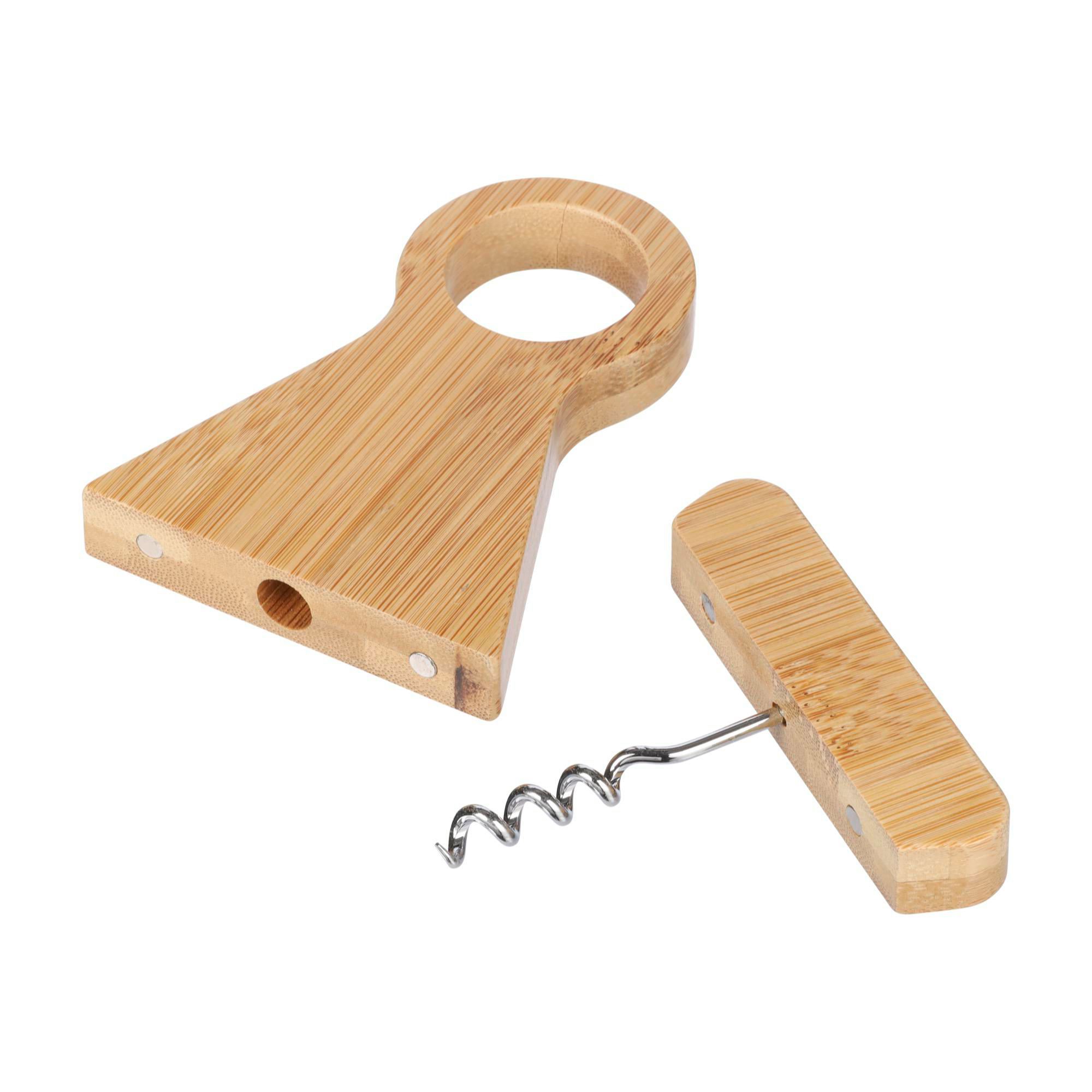 Soporte para botellas de vino Vincio | Bambú reciclado